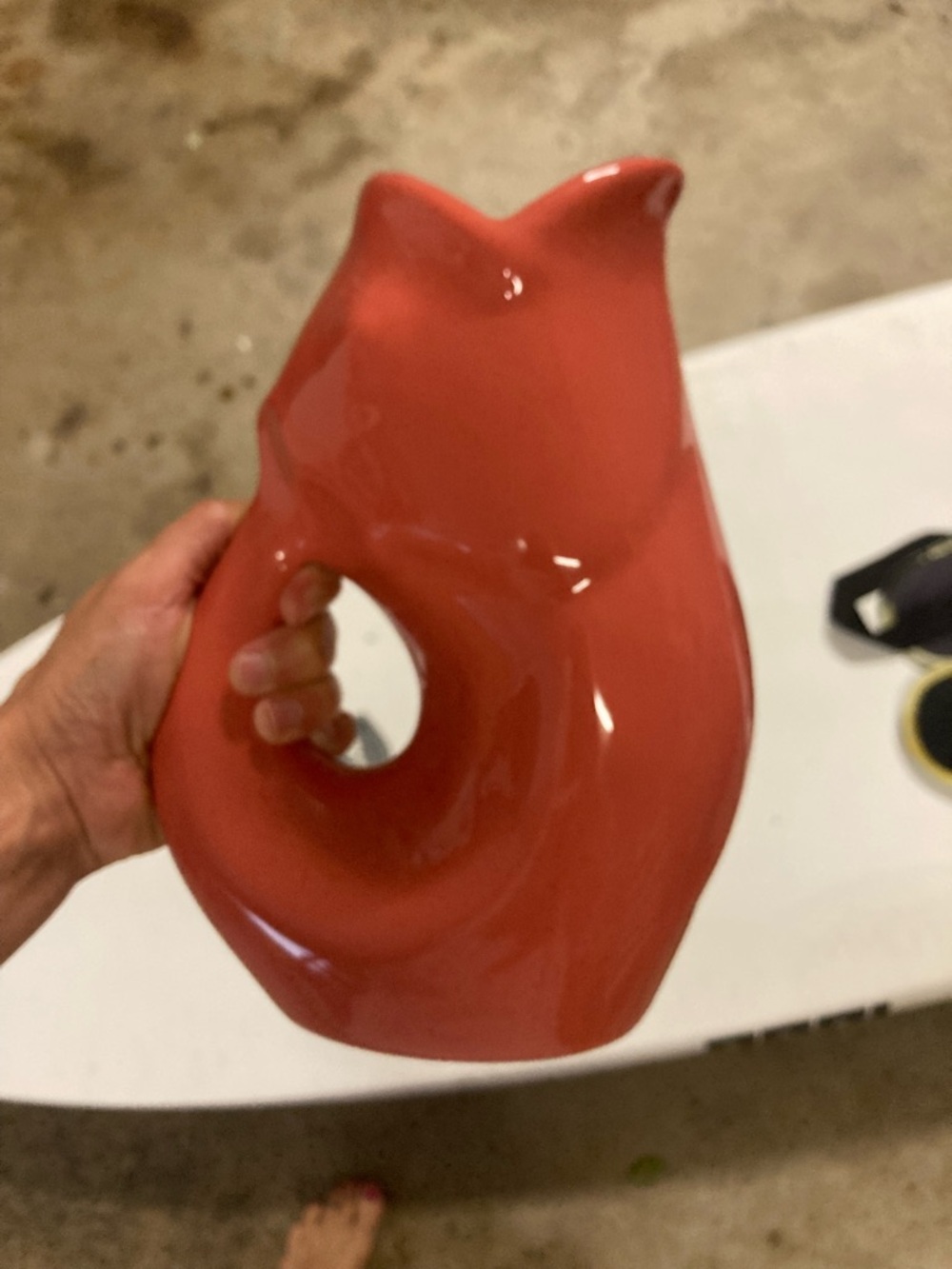 Fish gurglepot Pitcher Vase gurgle pot